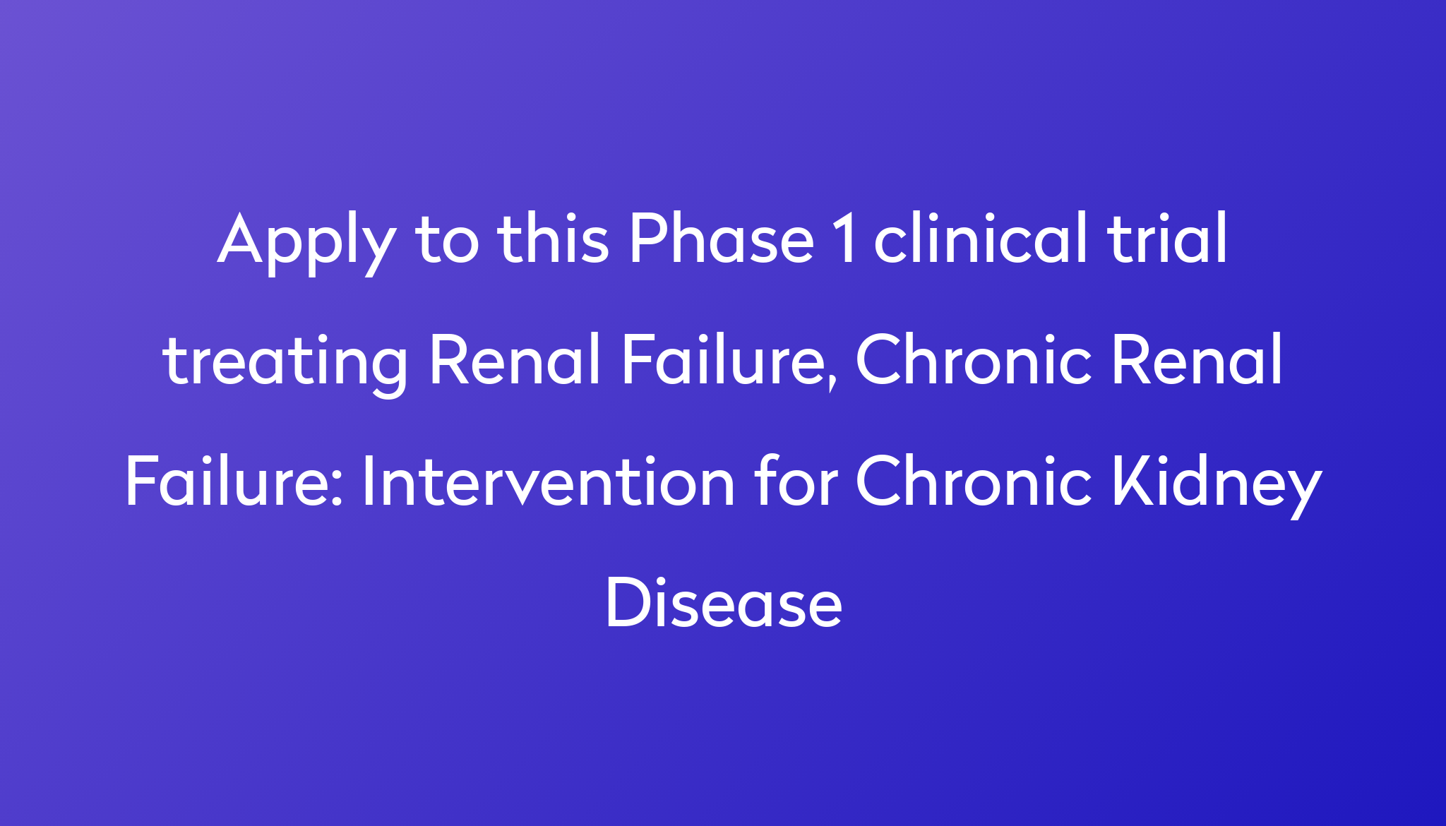 intervention-for-chronic-kidney-disease-clinical-trial-2023-power